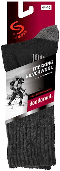 Skarpetki TREKKING SILVERWOOL czarny 35-37