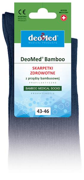 Skarpetki DEOMED BAMBOO popielaty 35-38 *)
