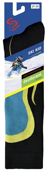 Skarpetki SKI KID DEODORANT szary+rudy 27-29