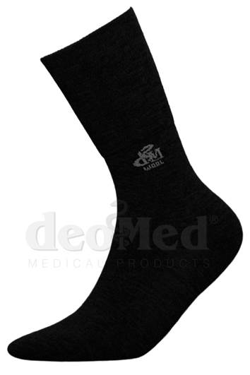 Skarpetki DEOMED WOOL SILVER czarny 43-46