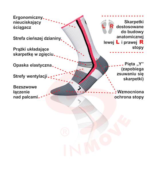 Skarpetki BIKE D. SILVER czarny+zielony 41-43