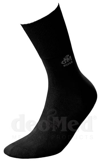 Skarpetki DEOMED COTTON SILVER czarny 47-50 *)