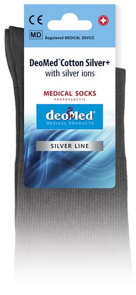 Skarpetki DEOMED COTTON SILVER+ popielaty 47-50 