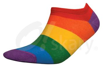 O!skary m.stopki NON-SLIP tęczowe 43-46
