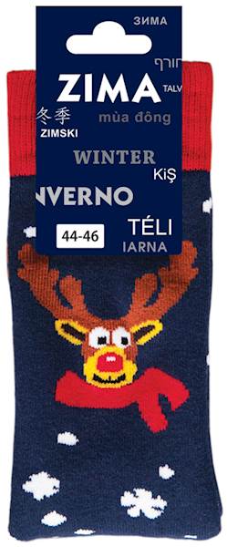 Skarpetki O!skary m. RENIFER szary 44-46