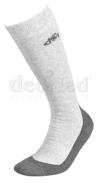 Podkolanówki MED.COT. LONG SILVER pop-szary 41-43