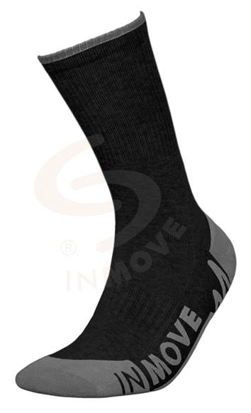 Skarpetki SPORT DEODORANT czarny+szary. 35-37