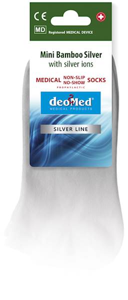 Skarp. MINI BAMBOO SILVER non-slip biały 35-38 *)