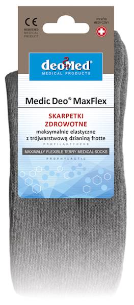 Skarpetki MEDIC DEO MAXFLEX szary 41-43 *)