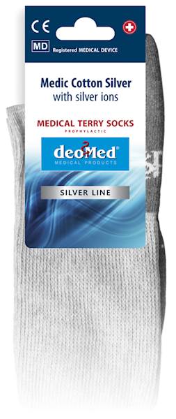 Skarpetki MEDIC COTTON SILVER szary 38-40 