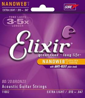 Elixir 11002 Extra Light (10-47) NW 