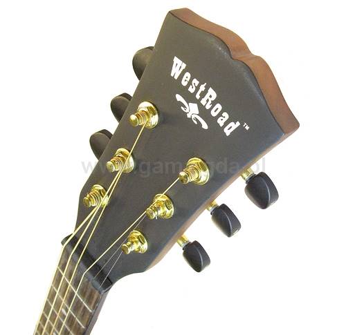 Gitara ak./el. WG-62C BK EQ4T WestRoad czarna mat