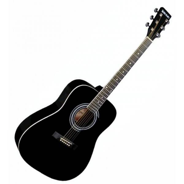 Gitara ak./el. SDG-2CE BK cut czarna Suzuki