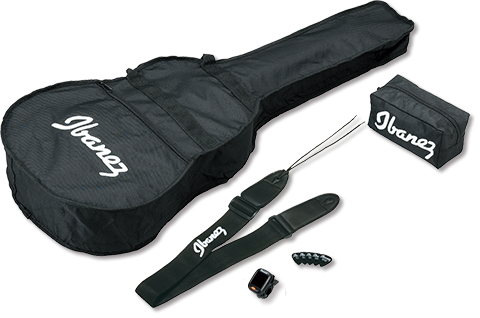 ACOUSTIC GUITAR IBANEZ GIGBAG . PIKS. TUNER. STRAP