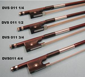 Smyczek skrzyp 4/4 DVS-011 braz. 1/oczko