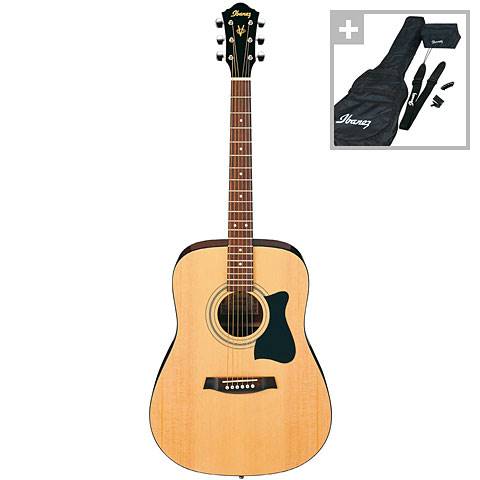 ACOUSTIC GUITAR IBANEZ GIGBAG , PICKS , TUNER ,