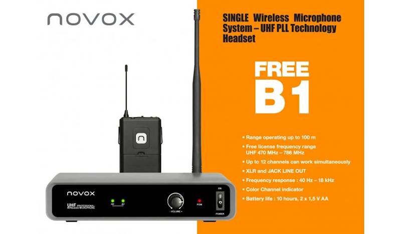 Novox FREE B1 - system bezprzewodowy