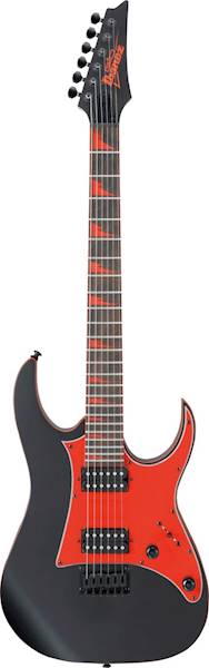E-GUITAR GRG 6-STR. IBANEZ BLACK FLAT