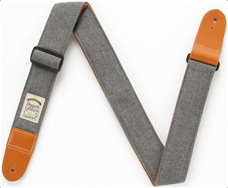 GUITAR DESIGNER STRAP IBANEZ CHARCOAL GRAY