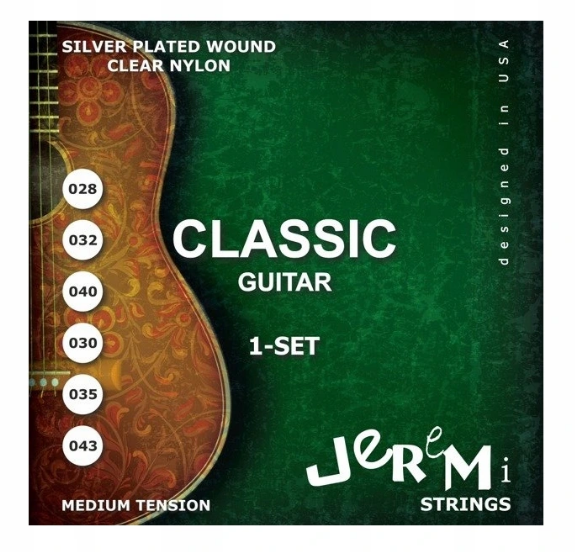 Struny do gitary klasycznej JEREMI CG2843 