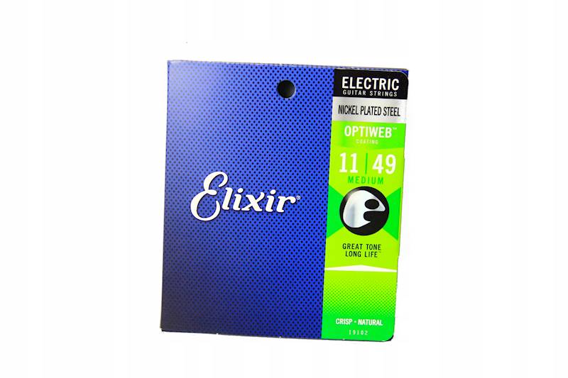 Elixir 19102 Optiweb Medium - struny do gitary