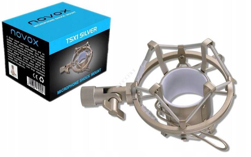 Novox TSX1 - uchwyt do mikrofonu NC 1, Silver