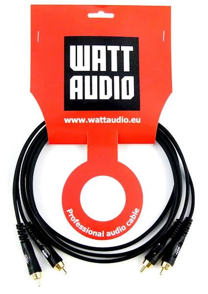 WATT AUDIO Przewód audio 2 RCA/2 RCA, 2m