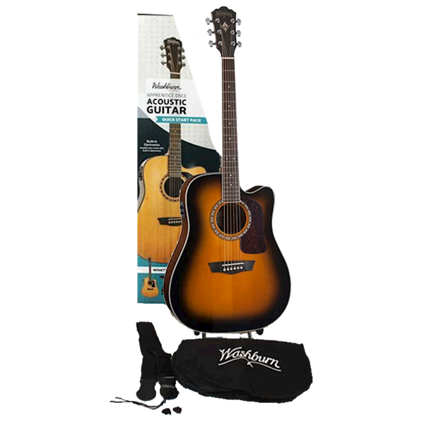 WASHBURN • AD 5 CE (TSB) PACK • gitara