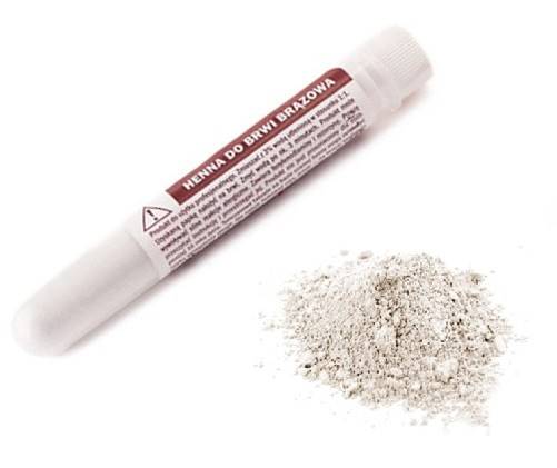 Henna proszkowa krakowska brązowa 10 ml.