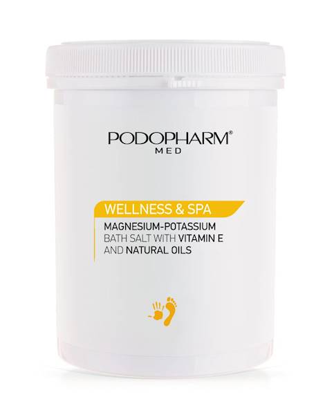 PODOPHARM Sól do kąpieli stóp Magnezowo-potasowa z
