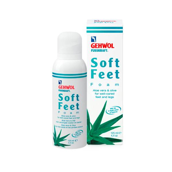 GEHWOL Soft feet pianka z aloesem 125 ml.