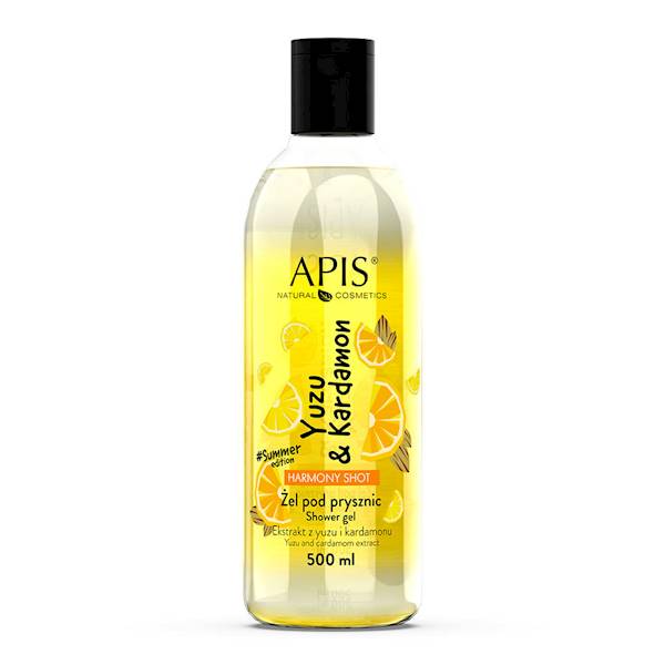APIS Yuzu&Cardamon żel pod prysznic 500 ml.