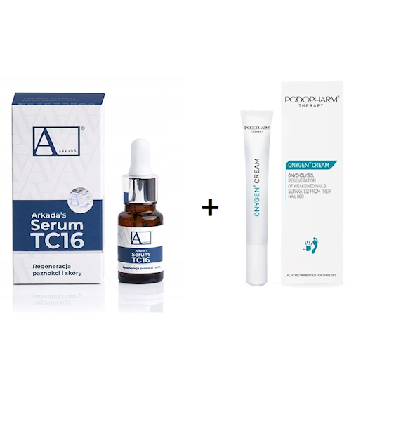 ARKADA SERUM + ONYGEN KREM zestaw TANIO PODOPHARM