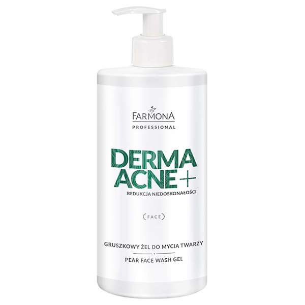 DERMAACNE Gruszkowy żel do mycia twarzy 500 ml.