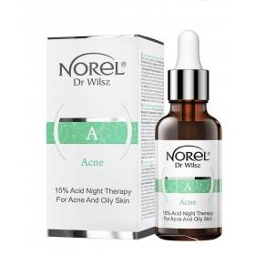 NOREL Acne - Kuracja kwasowa 15% na noc 30 ml. DA1