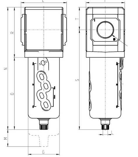 CAMOZZI MX2-1/2-F03 FILTR G1/2 SERIA MX2