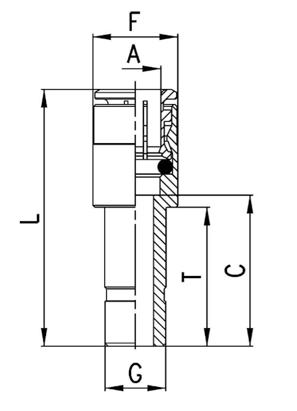 CAMOZZI 6800 4-6 ZŁĄCZKA REDUKCYJNA WTYKOWA 4-6