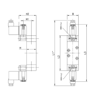 CAMOZZI 972-000-P11-23 ELEKTROZAWÓR 5/3