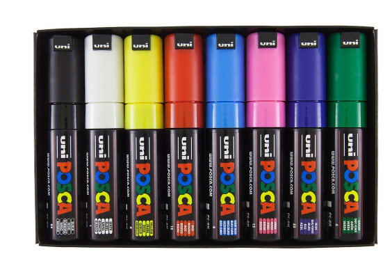 MARKER UNI POSCA PC8K CZERWONY