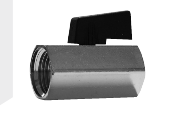 CAMOZZI 2930 1/8 ZAWÓR KULOWY MIKRO 1/8 GW/GW