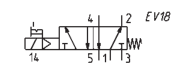 CAMOZZI 358-015-02EX ELEKTROZAWÓR 5/2 1/8"