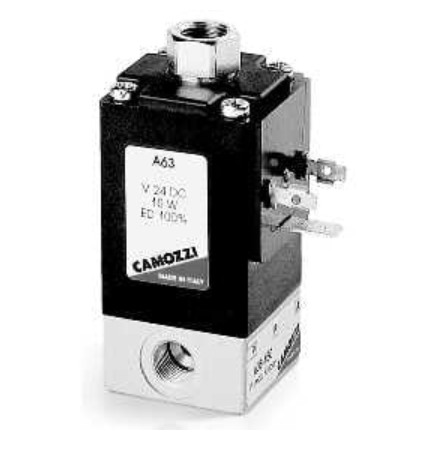 CAMOZZI 638-150-A63 ELEKTROZAWÓR 3/2 NC G 1/8 