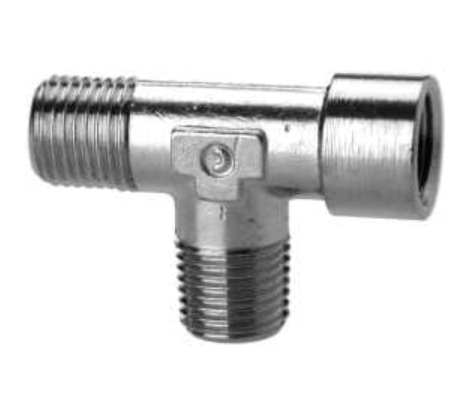 CAMOZZI 2050 1/4-1/4 TRÓJNIK T GZ-GW 1/4"