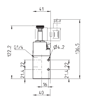 CAMOZZI 334-015-02IL ELEKTROZAWÓR 3/2 1/4"