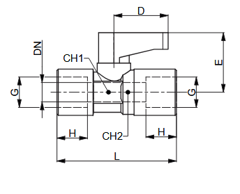 UNIVER HC090018 MINI ZAWÓR KULOWY WW-1/8"