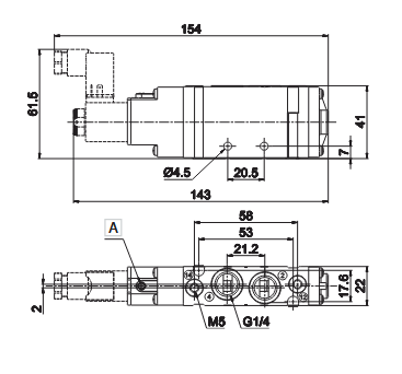 UNIVER EL22F250 ZAWÓR 5/2