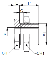 UNIVER HD270012 ŁĄCZNIK GRODZIOWY 1/2''