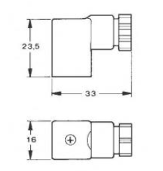UNIVER AM-5105 WTYCZKA 15MM U05 24VDC LED 
