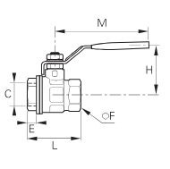 PARKER 4902 25 34 ZAWÓR KULOWY G1"W. DN25