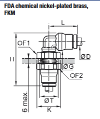 PARKER 3639 06 00 ZŁĄCZKA PNEUMATYCZNA